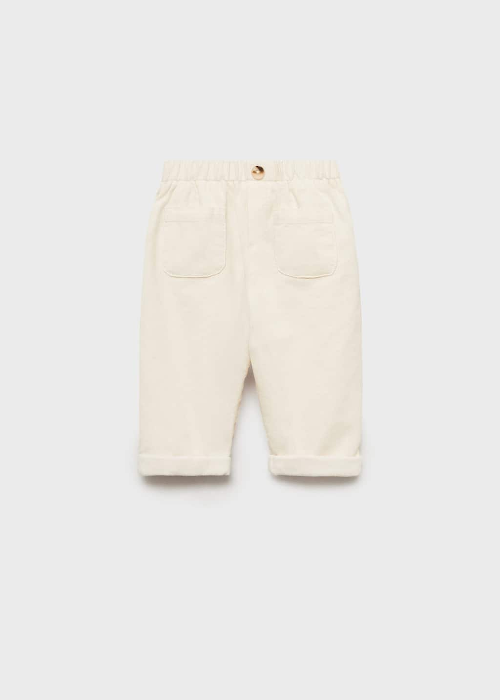 MANGO BROOME 87010349-05 MANGO KIDS NEW BORN BABY TROUSERS