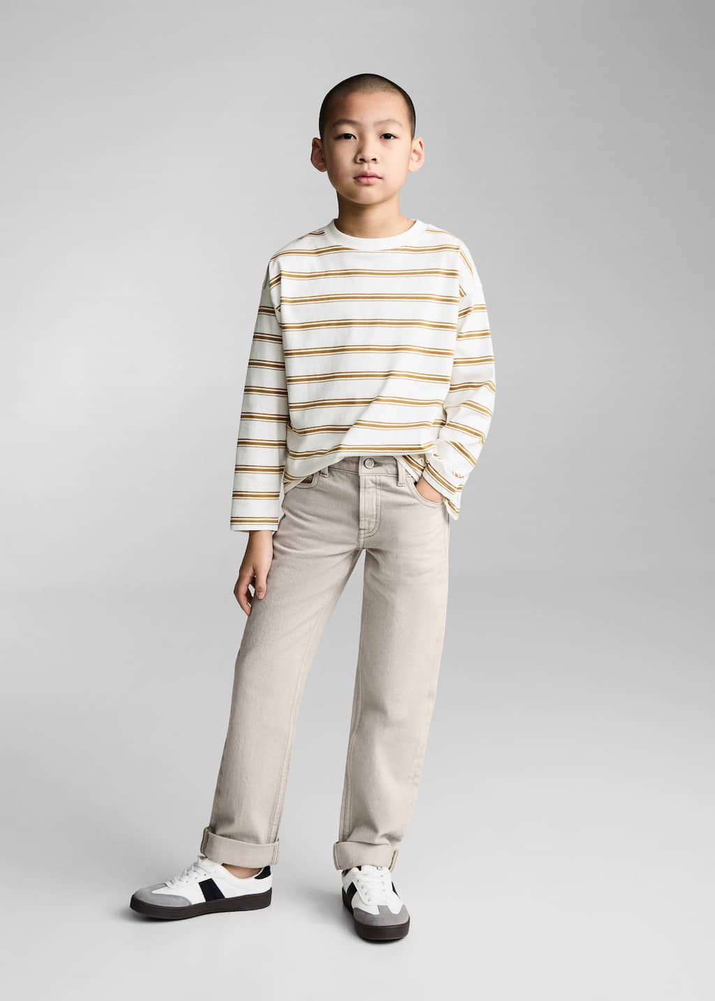 MANGO NORETRO 87010640-16 MANGO KIDS BOY T-SHIRT LONG SLEEVE