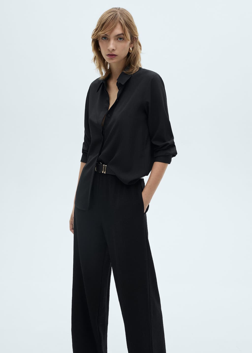 MANGO BUBBLE-A 87011047-99 MANGO WOMEN TROUSER