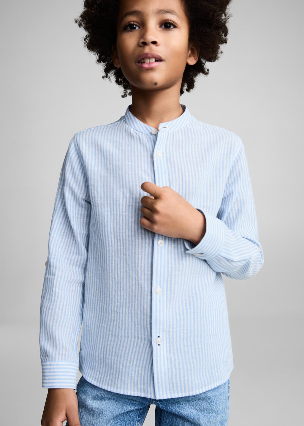 MANGO FORM 87014404-52 MANGO KIDS BOY SHIRT LONG SLEEVE