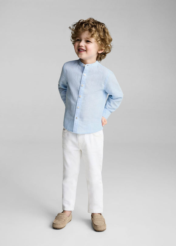 MANGO ALBERTB 87014405-50 MANGO KIDS BABY BOY SHIRT LONG SLEEVE