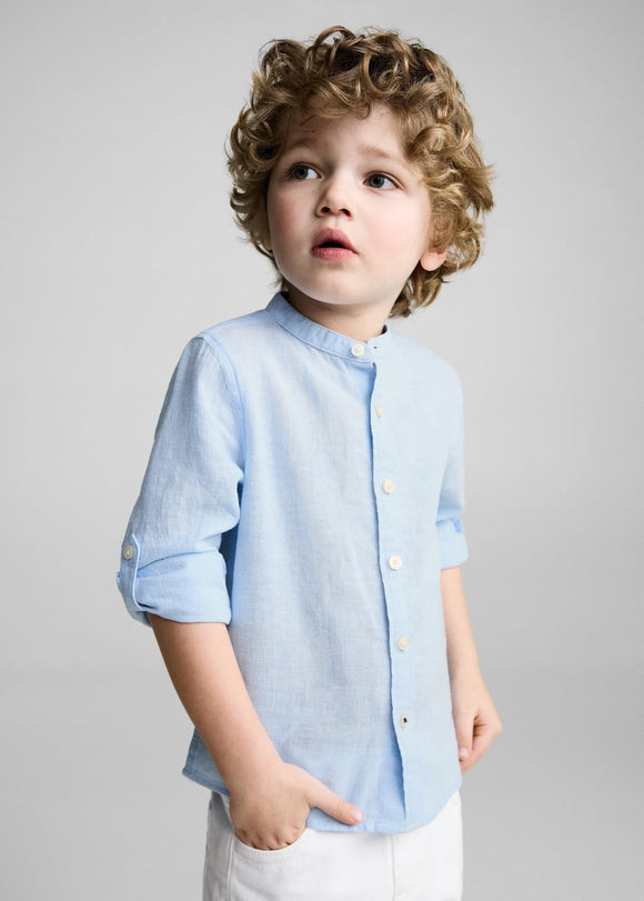 MANGO ALBERTB 87014405-50 MANGO KIDS BABY BOY SHIRT LONG SLEEVE