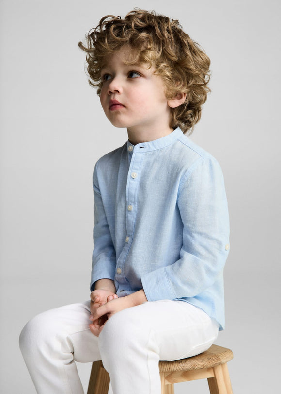 MANGO ALBERTB 87014405-50 MANGO KIDS BABY BOY SHIRT LONG SLEEVE