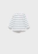 MANGO MIDBLUE 87014802-52 MANGO KIDS BABY BOY T-SHIRT LONG SLEEVE-1