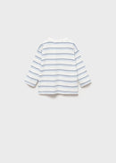 MANGO MIDBLUE 87014802-52 MANGO KIDS BABY BOY T-SHIRT LONG SLEEVE-3