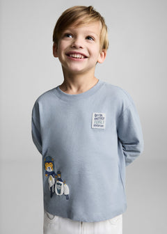 MANGO LEO 87014809-50 MANGO KIDS BABY BOY T-SHIRT LONG SLEEVE