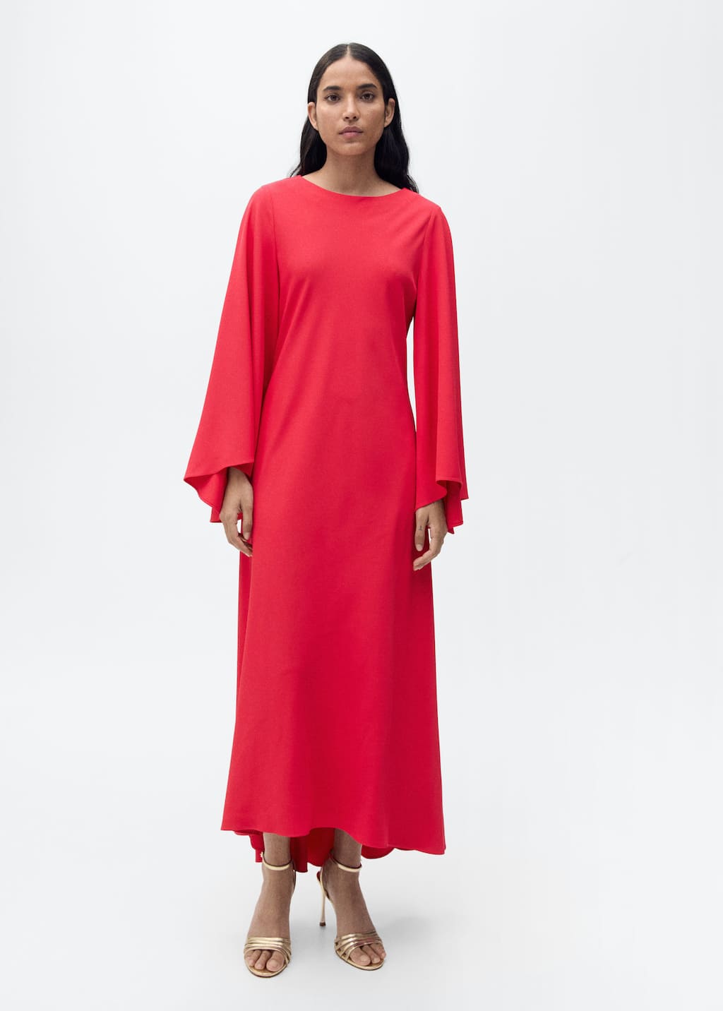 MANGO ROSA-A 87015731-88 MANGO WOMEN DRESS FULL LENGTH