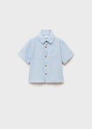 MANGO ADRIA 87015944-52 MANGO KIDS BABY BOY SHIRT SHORT SLEEVE-1