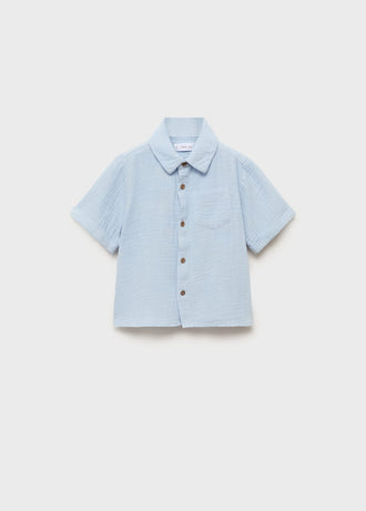 MANGO ADRIA 87015944-52 MANGO KIDS BABY BOY SHIRT SHORT SLEEVE