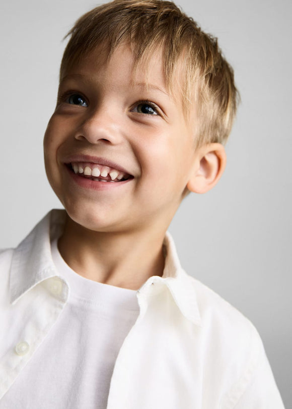 MANGO JAVIB 87015945-02 MANGO KIDS BABY BOY SHIRT SHORT SLEEVE