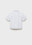 MANGO LUIS 87015947-01 MANGO KIDS BABY BOY SHIRT SHORT SLEEVE-4