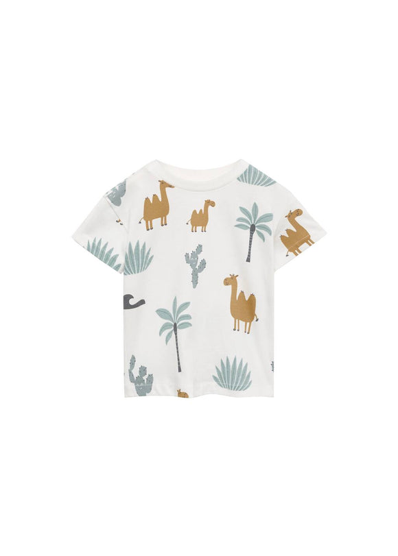 MANGO DESERT 87015959-02 MANGO KIDS BABY BOY T-SHIRT SHORT SLEEVE