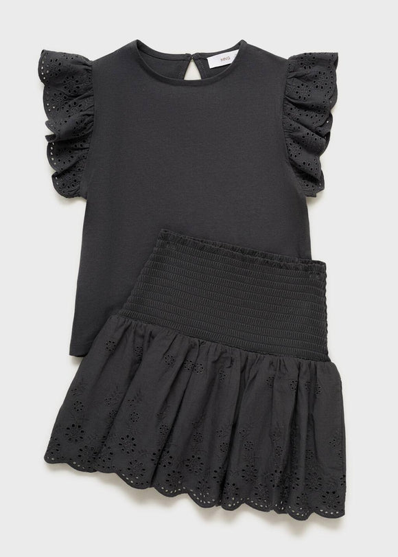 MANGO COTTA 87016356-95 MANGO KIDS GIRL T-SHIRT SHORT SLEEVE