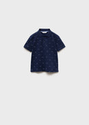 MANGO JAVIP8 87016710-56 MANGO KIDS BABY BOY SHIRT SHORT SLEEVE-1