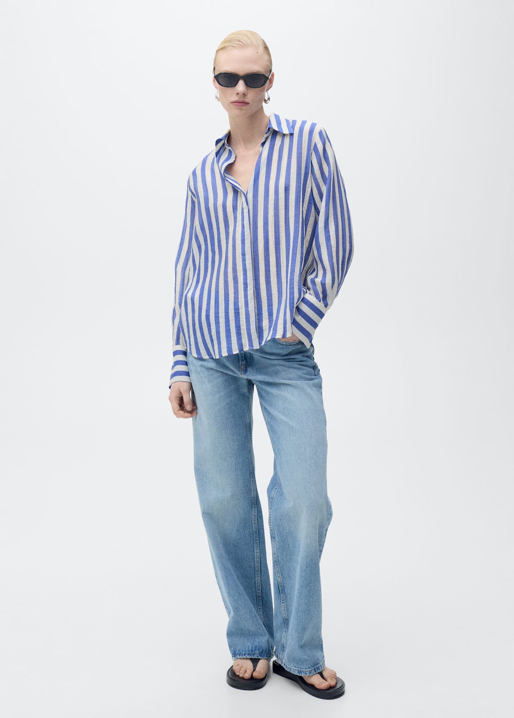 MANGO CLARIET 87017184-50 MANGO WOMEN SHIRT LONG SLEEVE