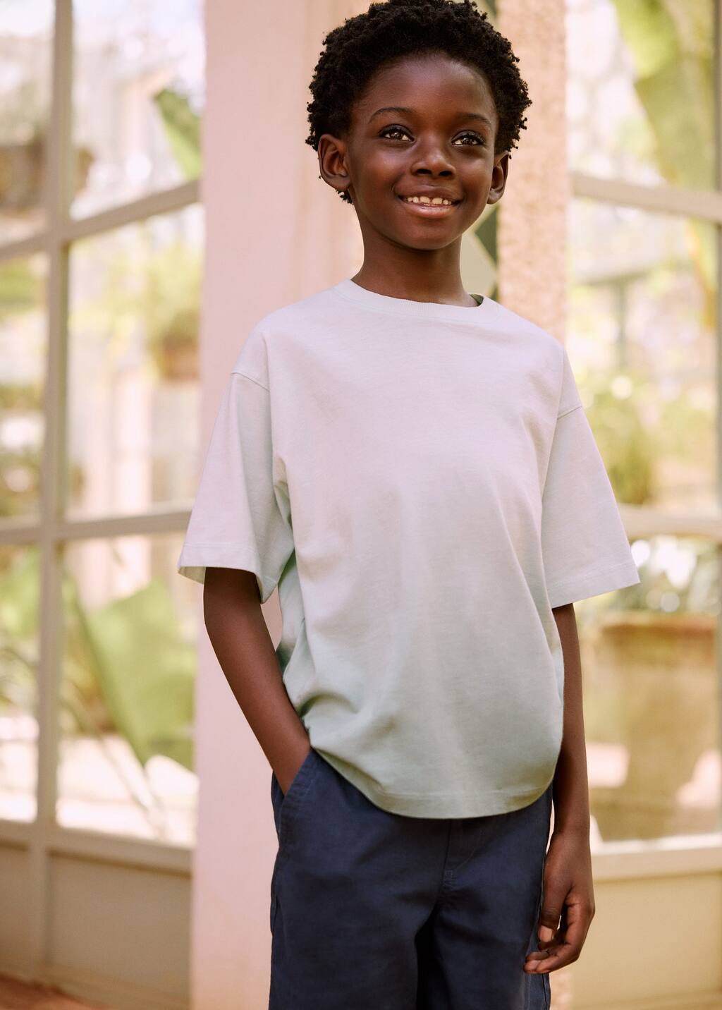 MANGO DIPDYE 87017698-40 MANGO KIDS BOY T-SHIRT SHORT SLEEVE