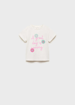MANGO GREAT 87017702-02 MANGO KIDS BABY GIRL T-SHIRT SHORT SLEEVE