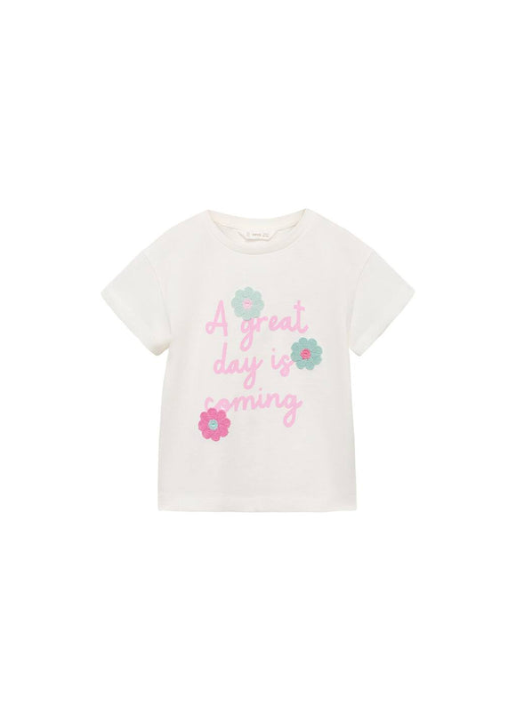 MANGO GREAT 87017702-02 MANGO KIDS BABY GIRL T-SHIRT SHORT SLEEVE
