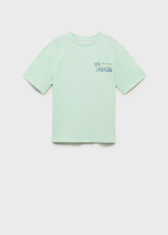 MANGO CHASERS 87018275-41 MANGO KIDS BOY T-SHIRT SHORT SLEEVE