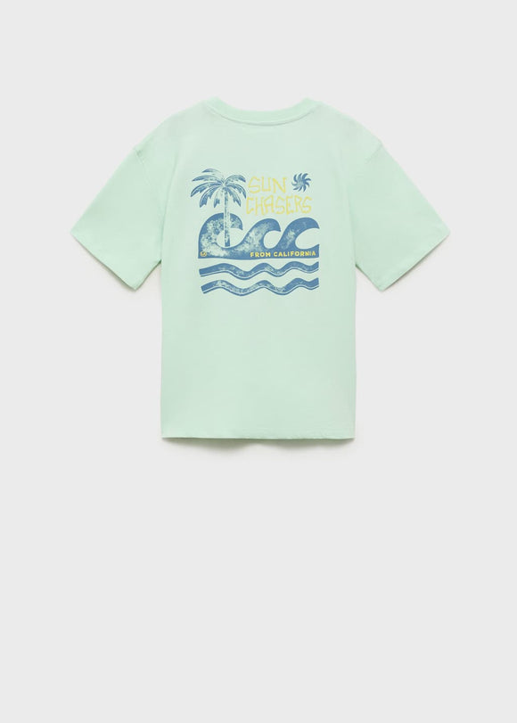 MANGO CHASERS 87018275-41 MANGO KIDS BOY T-SHIRT SHORT SLEEVE