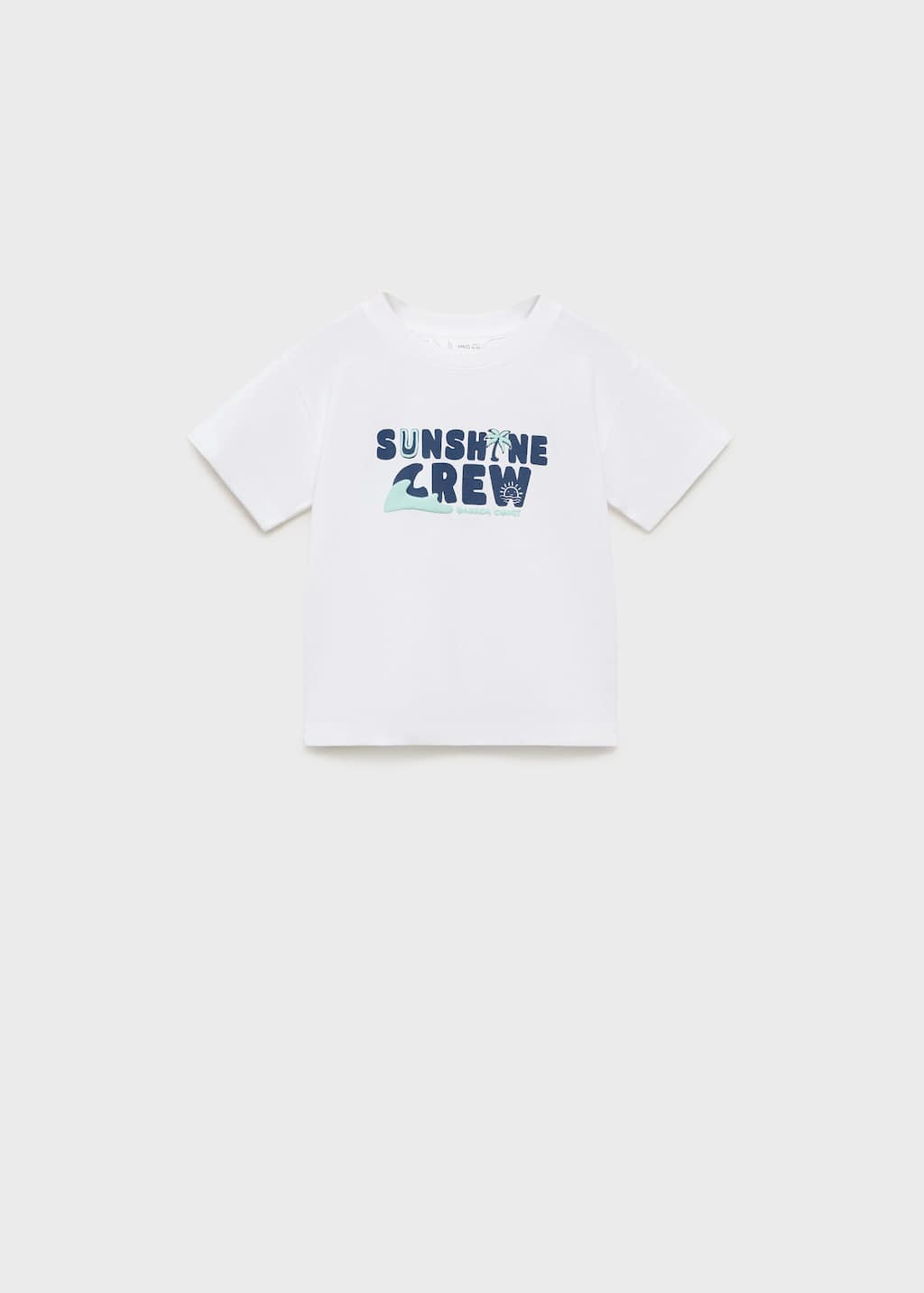 MANGO CREW 87018276-02 MANGO KIDS BABY BOY T-SHIRT SHORT SLEEVE