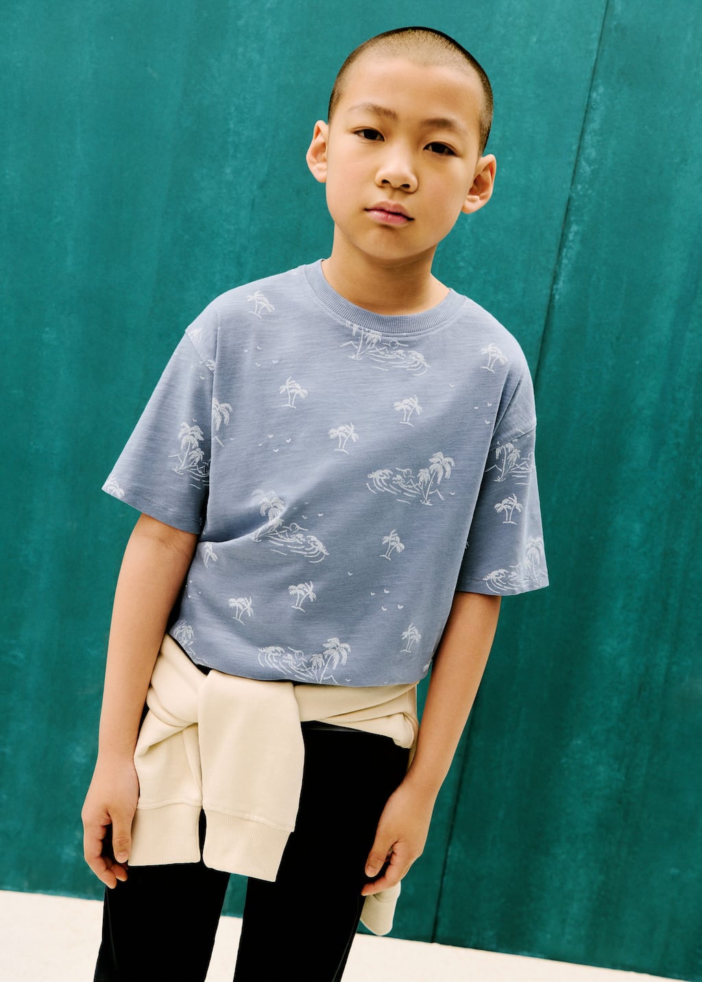 MANGO PALMAOP 87018277-52 MANGO KIDS BOY T-SHIRT SHORT SLEEVE