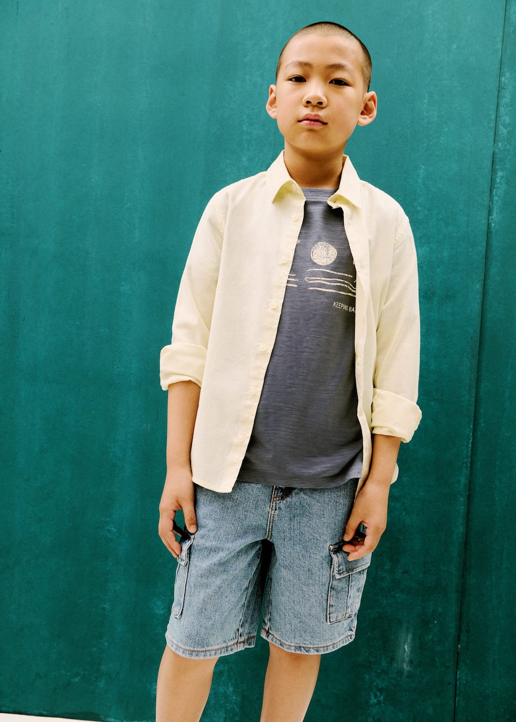 MANGO BALANCE 87018278-52 MANGO KIDS BOY T-SHIRT SHORT SLEEVE