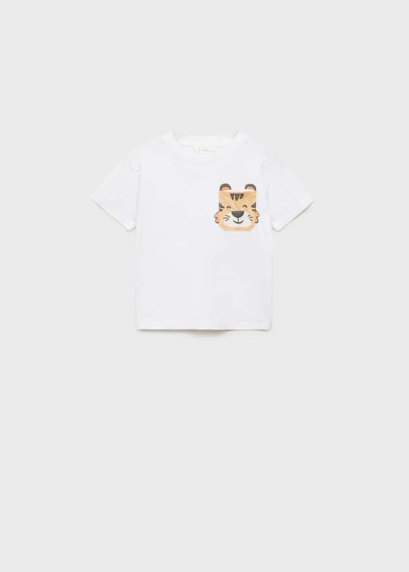 MANGO BOLSI 87018279-02 MANGO KIDS BABY BOY T-SHIRT SHORT SLEEVE