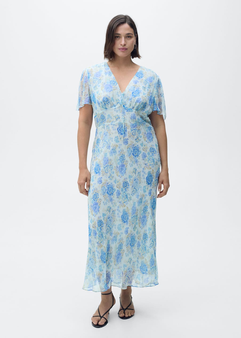 MANGO RONALDI 87019068-52 MANGO WOMEN DRESS FULL LENGTH
