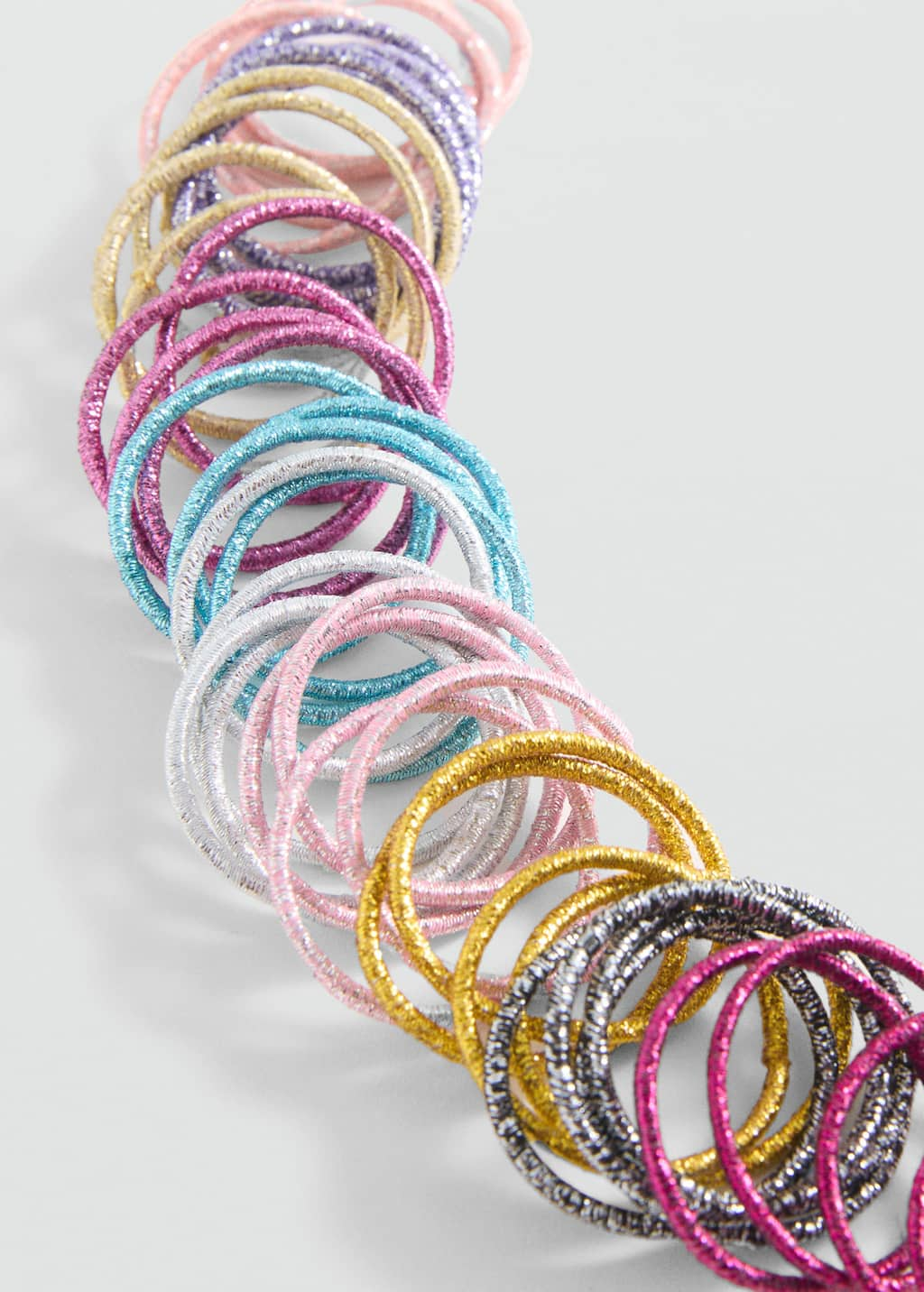 MANGO SHINNY 87020310-PL MANGO KIDS GIRL ELASTIC BAND