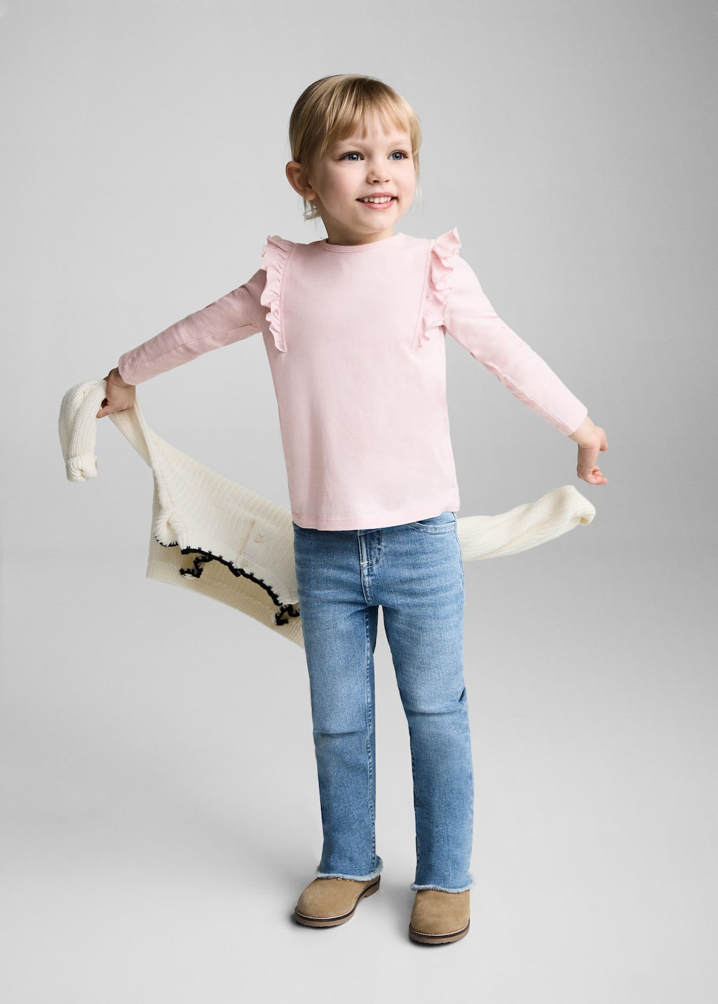 MANGO ITALY 87020446-85 MANGO KIDS BABY GIRL T-SHIRT LONG SLEEVE