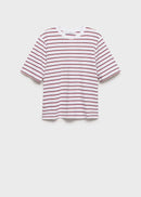 MANGO BELLA-H 87020596-02 MANGO WOMEN T-SHIRT SHORT SLEEVE-3