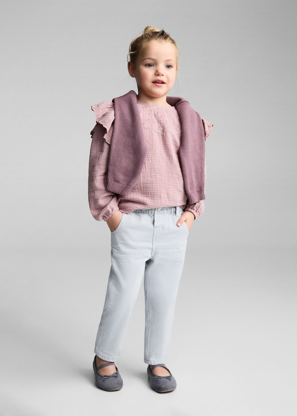 MANGO PAPERBAG 87021513-50 MANGO KIDS BABY GIRL JEANS