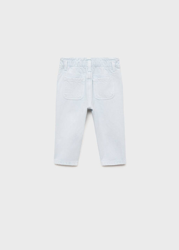 MANGO PAPERBAG 87021513-50 MANGO KIDS BABY GIRL JEANS