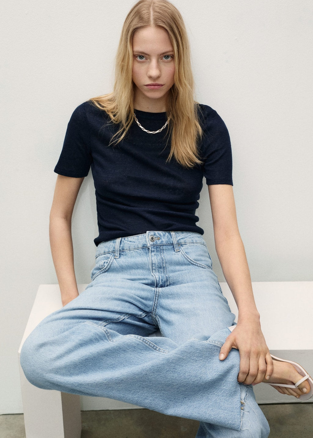 MANGO DANILA 87023273-TM MANGO WOMEN DENIM JEANS
