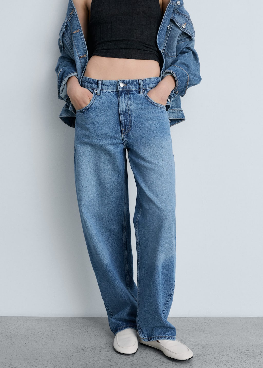 MANGO CARLO 87023289-TM MANGO WOMEN DENIM JEANS