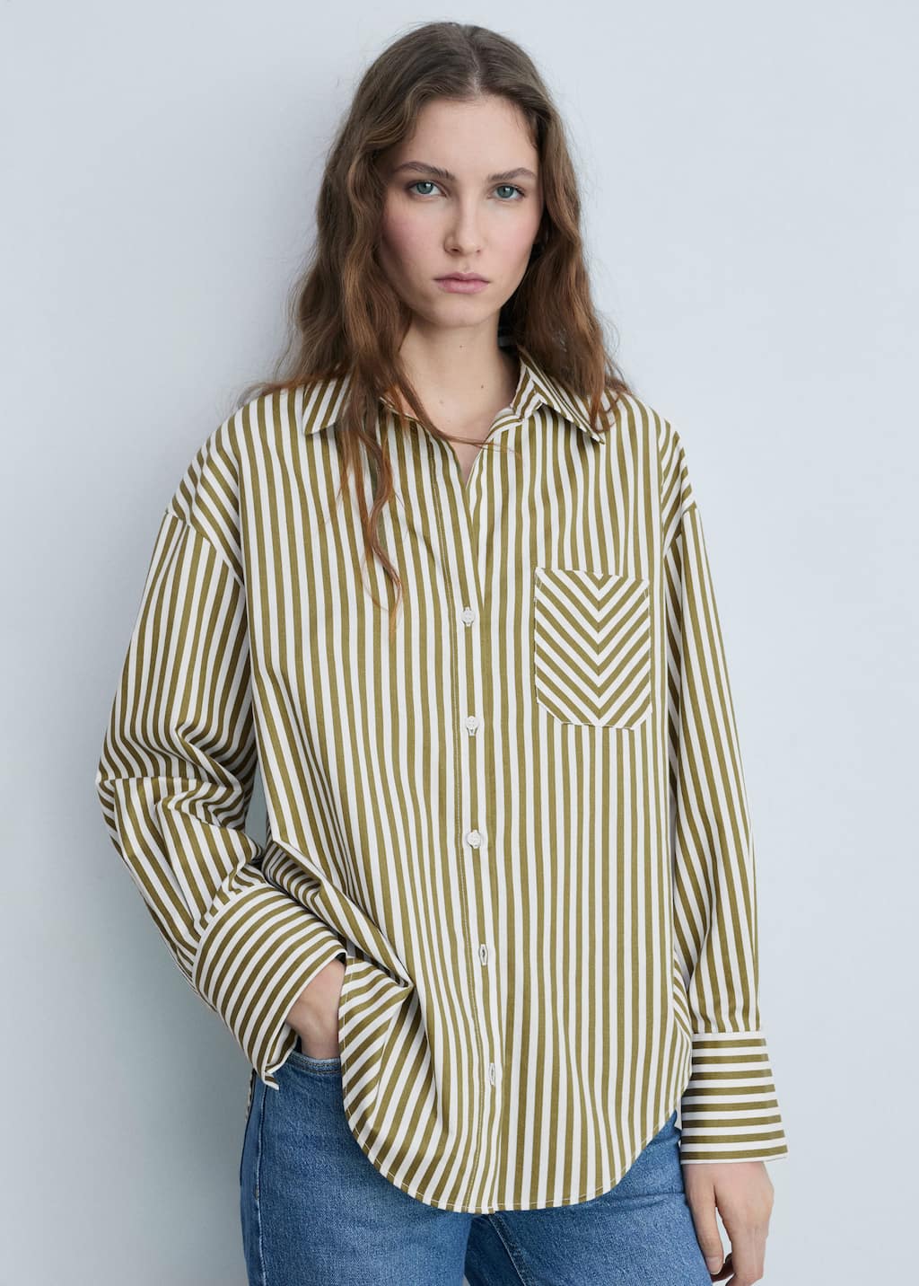 MANGO FONTANA 87024071-43 MANGO WOMEN SHIRT LONG SLEEVE