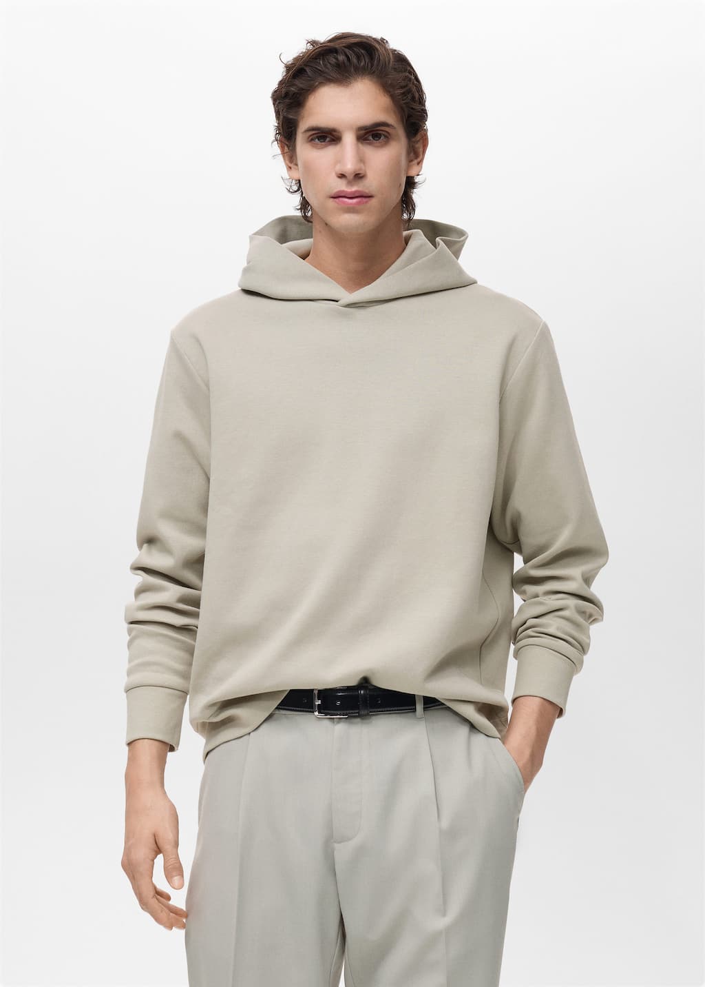 MANGO BONE 87024410-03 MANGO MAN SWEATSHIRT