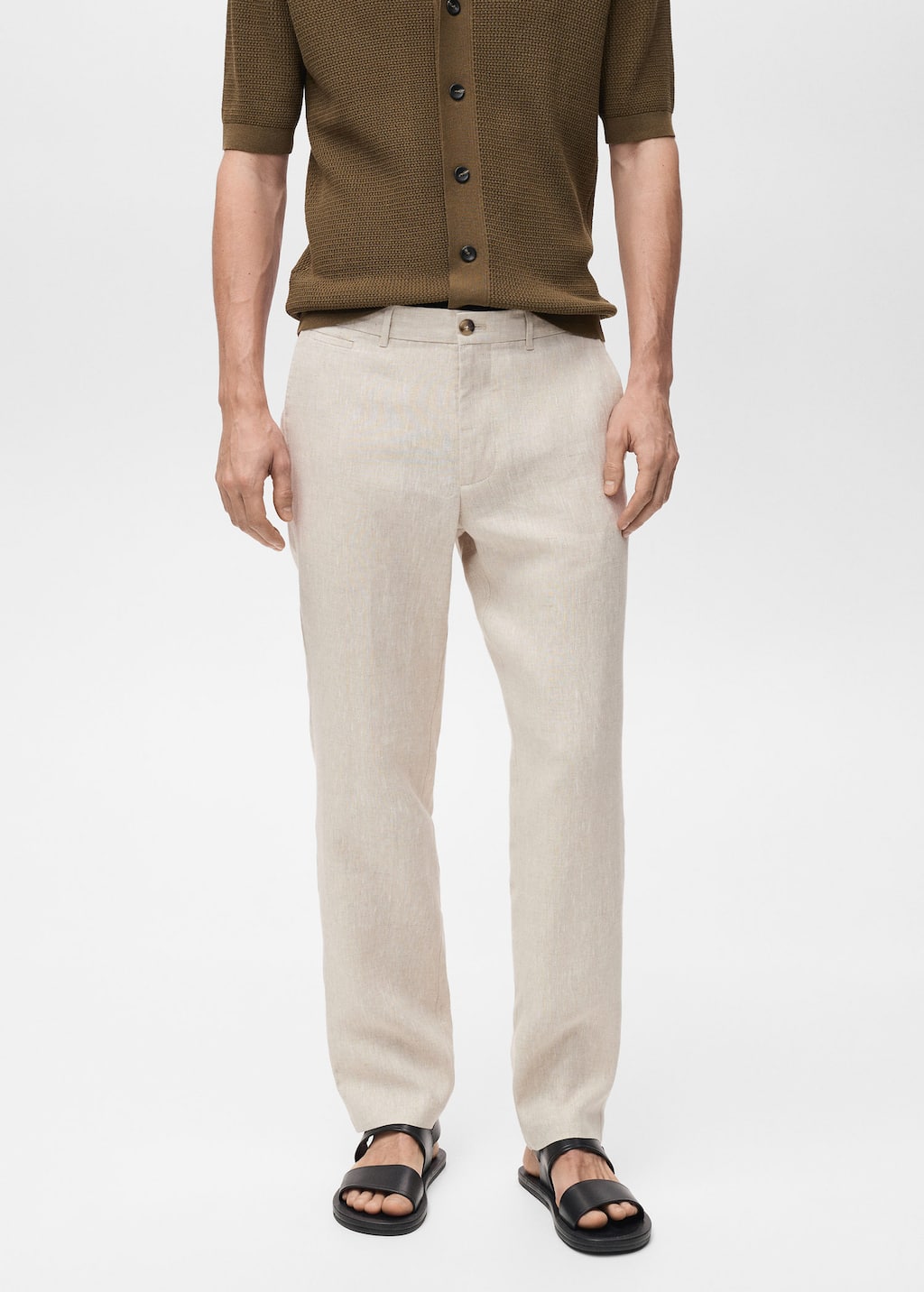 MANGO OYSTER 87025923-05 MANGO MAN TROUSERS