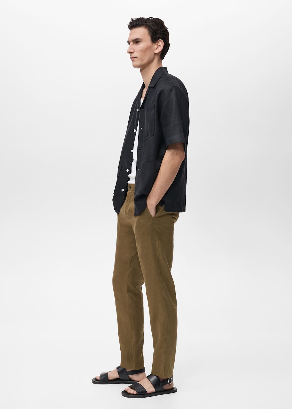 MANGO OYSTER 87025923-38 MANGO MAN TROUSERS