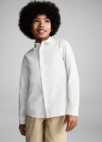 MANGO JAVI 87025942-02 MANGO KIDS BOY SHIRT SHORT SLEEVE