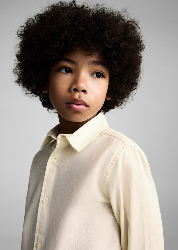 MANGO JAVI 87025942-11 MANGO KIDS BOY SHIRT SHORT SLEEVE