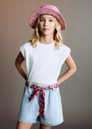 MANGO GALA 87025944-TC MANGO KIDS GIRL SHORT-1