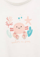 MANGO CRAB 87025972-02 MANGO KIDS NEW BORN BABY T-SHIRT SHORT SLEEVE-2