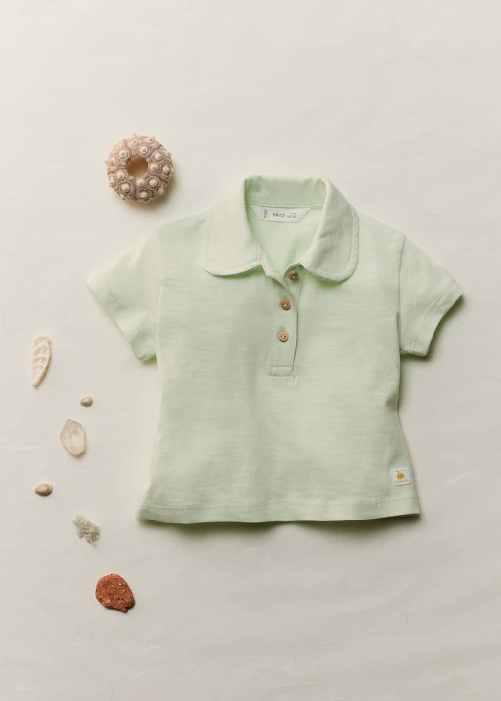 MANGO POLO 87025976-43 MANGO KIDS NEW BORN BABY T-SHIRT SHORT SLEEVE