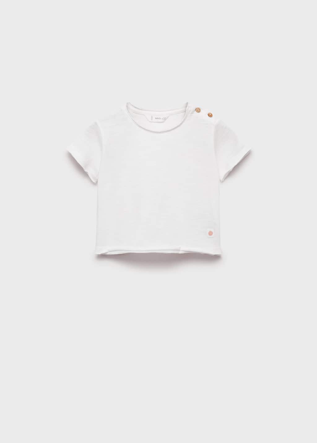 MANGO BASIC 87025977-01 MANGO KIDS NEW BORN BABY T-SHIRT SHORT SLEEVE