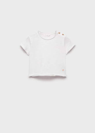 MANGO BASIC 87025977-01 MANGO KIDS NEW BORN BABY T-SHIRT SHORT SLEEVE