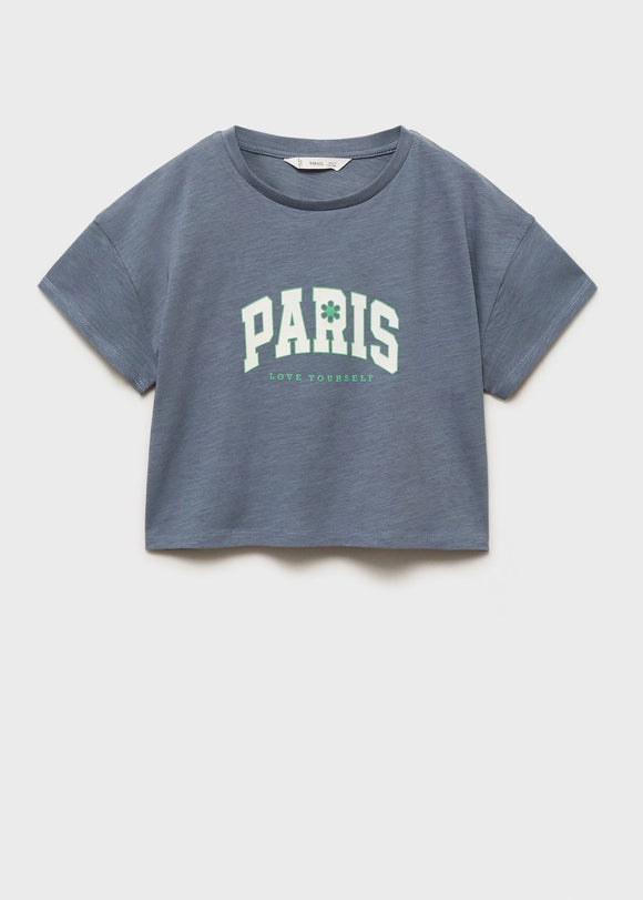MANGO PARIS 87026721-52 MANGO KIDS GIRL T-SHIRT SHORT SLEEVE