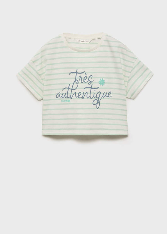 MANGO TRES 87026723-02 MANGO KIDS GIRL T-SHIRT SHORT SLEEVE