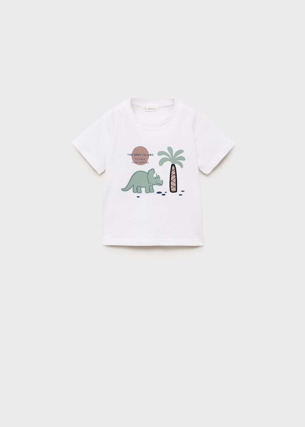 MANGO ROAR 87027694-02 MANGO KIDS BABY BOY T-SHIRT SHORT SLEEVE
